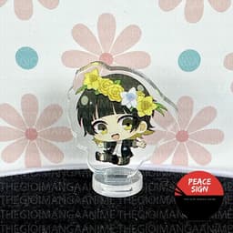 (mua 1 tặng 1) (3CM) Mô hình Standee BLUE LOCK ver VÒNG HOA - CHUẨN BỊ ĐI NGỦ mini chibi mica acrylic tượng anime 9