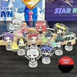 (mua 1 tặng 1) (3CM) Mô hình Standee BLUE LOCK ver VÒNG HOA - CHUẨN BỊ ĐI NGỦ mini chibi mica acrylic tượng anime 1