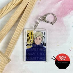 (mua 1 tặng 1) Móc khóa JUJUTSU KAISEN ver CHỮ NHẬT Chú thuật hồi chiến in hình anime chibi mica acrylic dễ thương 3