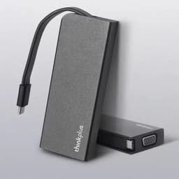 Hub  Type-c sang HDMI, VGA,  USB 3.0  Lenovo thinkplus 4