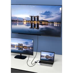 Hub  Type-c sang HDMI, VGA,  USB 3.0  Lenovo thinkplus 5