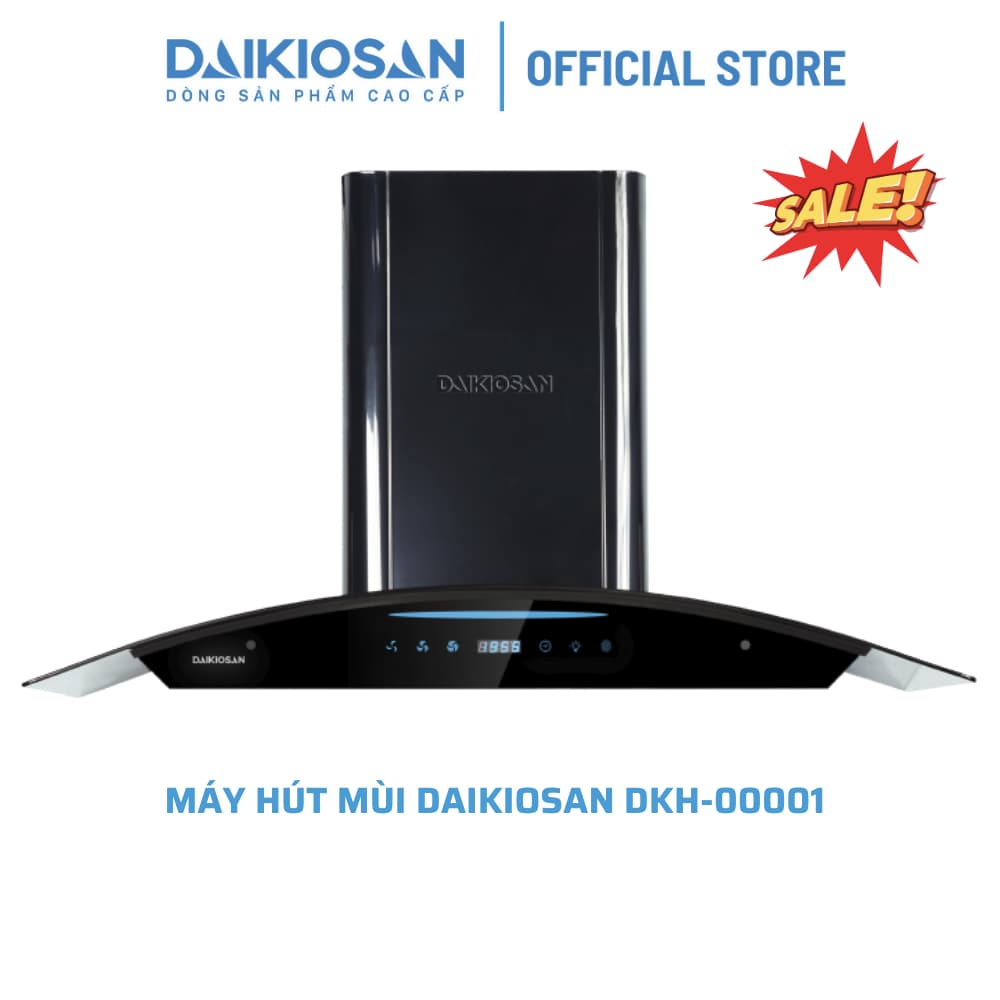 Máy hút mùi bếp Daikiosan DKH-00001 loại âm tủ lưu lượng 750 m3h chính hãng