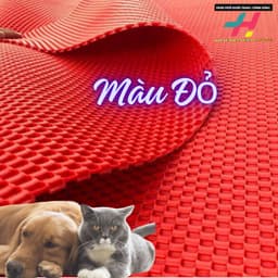 (LOẠI DẦY) Tấm Lót Sàn Chuồng 80cm x 60cm Cao Su Cao Cấp Dễ Vệ Sinh Cho Chó Mèo Dog & Cat - Bảo hành 12 tháng 5