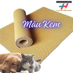 (LOẠI DẦY) Tấm Lót Sàn Chuồng 80cm x 60cm Cao Su Cao Cấp Dễ Vệ Sinh Cho Chó Mèo Dog & Cat - Bảo hành 12 tháng 6