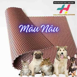 (LOẠI DẦY) Tấm Lót Sàn Chuồng 80cm x 60cm Cao Su Cao Cấp Dễ Vệ Sinh Cho Chó Mèo Dog & Cat - Bảo hành 12 tháng 7