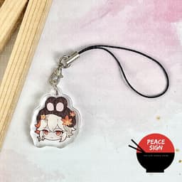 (mua 1 tặng 1) Dây treo điện thoại in hình GENSHIN IMPACT ver BABY TAI THỎ mica acrylic dây móc khóa tiện lợi xinh xắn 8