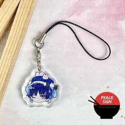 (mua 1 tặng 1) Dây treo điện thoại in hình GENSHIN IMPACT ver BABY TAI THỎ mica acrylic dây móc khóa tiện lợi xinh xắn 9
