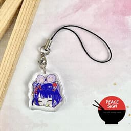 (mua 1 tặng 1) Dây treo điện thoại in hình GENSHIN IMPACT ver BABY TAI THỎ mica acrylic dây móc khóa tiện lợi xinh xắn 6