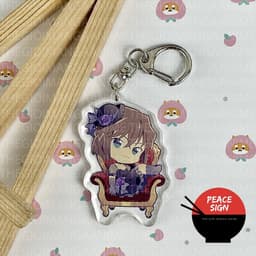 (mua 1 tặng 1) Móc khóa in hình THÁM TỬ LỪNG DANH CONAN ver GHẾ TỰA mica anime chibi quà tặng độc đáo 5