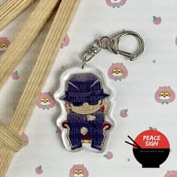 (mua 1 tặng 1) Móc khóa in hình THÁM TỬ LỪNG DANH CONAN ver GHẾ TỰA mica anime chibi quà tặng độc đáo 6