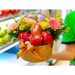10C Màng co size 60*60  bọc giỏ hoa quả, giỏ quà tết hàng ép vòm đẹp hàng loại 1 4