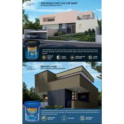 1L - Sơn phủ ngoại thất cao cấp Jotun Jotashield Chống phai mầu 5