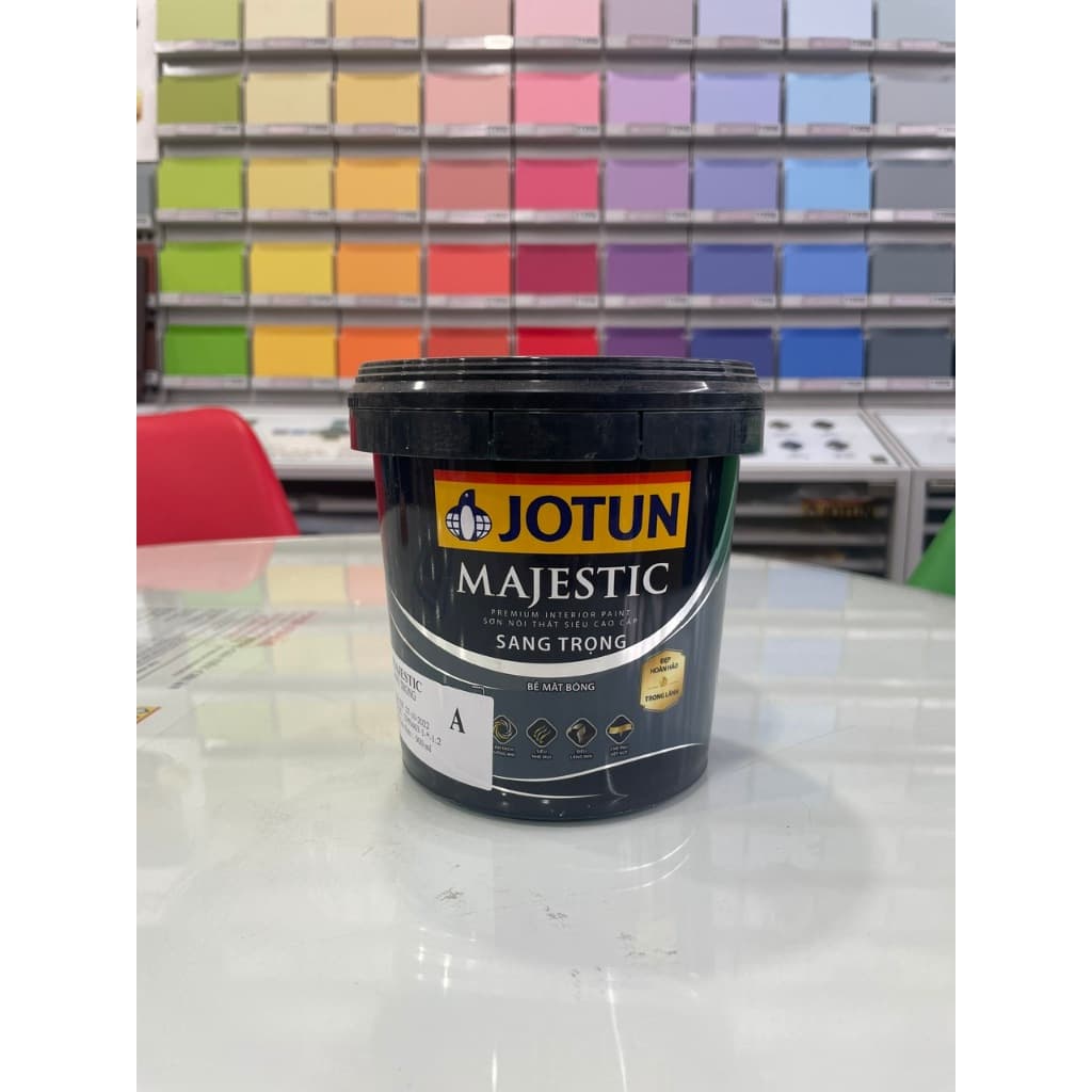 1L - Sơn phủ nội thất siêu cao cấp Jotun Majestic Sang trọng Bóng