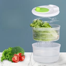 Rổ quay rau chính hãng giúp ráo rau ngay lập tức, giữ thực phẩm tươi lâu hơn. 9