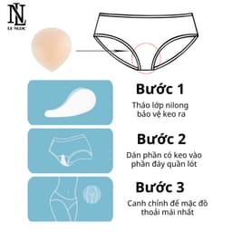 Miếng Dán Che Vùng Bikini Chất Liệu Silicone Cao Cấp Giúp Chống Lộ Khi Mặc Đồ Bó Sát Lê Ngọc 411 5