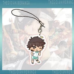 (mua 1 tặng 1) Móc dây treo điện thoại HAIKYUU! ver TẠO DÁNG in hình chibi mica trong acrylic anime bóng chuyền 7