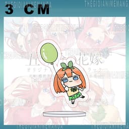 (3CM) Mô hình standee NHÀ CÓ NĂM NÀNG DÂU ver BÓNG BAY Gotoubun No Hanayome nhiều mẫu chibi arcylic anime tiện lợi 7