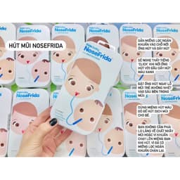 Hút mũi cho bé NoseFrida Thuỵ Điển, dụng cụ hút mũi an toàn cho bé từ sơ sinh - minjeebaby 3