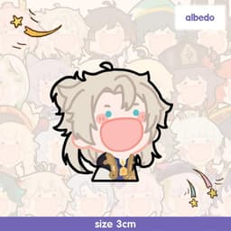 (mua 1 tặng 1) (3CM) Mô hình nhân vật GENSHIN IMPACT ver HÉT game anime chibi standee mica acrylic 3