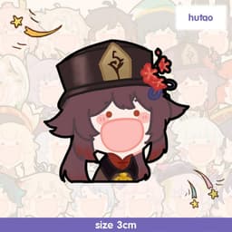 (mua 1 tặng 1) (3CM) Mô hình nhân vật GENSHIN IMPACT ver HÉT game anime chibi standee mica acrylic 4