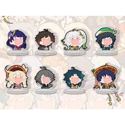 (mua 1 tặng 1) (3CM) Mô hình nhân vật GENSHIN IMPACT ver HÉT game anime chibi standee mica acrylic 1