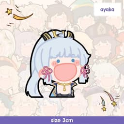 (mua 1 tặng 1) (3CM) Mô hình nhân vật GENSHIN IMPACT ver HÉT game anime chibi standee mica acrylic 5