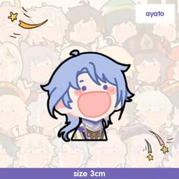 (mua 1 tặng 1) (3CM) Mô hình nhân vật GENSHIN IMPACT ver HÉT game anime chibi standee mica acrylic 6