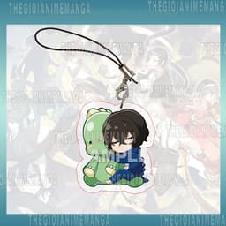 (mua 1 tặng 1) Móc dây treo điện thoại Bungou Stray Dogs Văn Hào Lưu Lạc ver KHỦNG LONG chibi mica acrylic anime 2