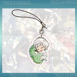 (mua 1 tặng 1) Móc dây treo điện thoại Bungou Stray Dogs Văn Hào Lưu Lạc ver KHỦNG LONG chibi mica acrylic anime 3