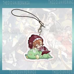 (mua 1 tặng 1) Móc dây treo điện thoại Bungou Stray Dogs Văn Hào Lưu Lạc ver KHỦNG LONG chibi mica acrylic anime 4