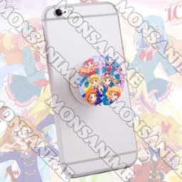 Giá đỡ điện thoại AIKATSU! NHIỆT HUYẾT THẦN TƯỢNG ver THÀNH VIÊN pop socket in hình game anime chibi tiện lợi xinh xắn 1