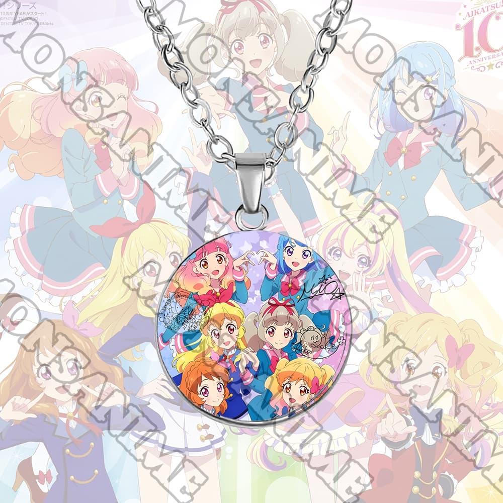 Vòng cổ in hình  AIKATSU! NHIỆT HUYẾT THẦN TƯỢNG ver THÀNH VIÊN xinh xắn quà tặng độc đáo