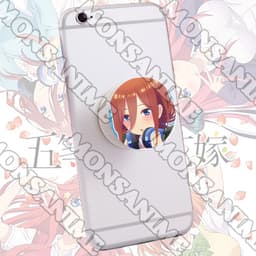 Giá đỡ điện thoại NHÀ CÓ NĂM NÀNG DÂU ver FACE pop socket in hình game anime chibi tiện lợi xinh xắn 2
