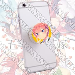 Giá đỡ điện thoại NHÀ CÓ NĂM NÀNG DÂU ver FACE pop socket in hình game anime chibi tiện lợi xinh xắn 5