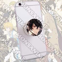 Giá đỡ điện thoại BUNGOU STRAY DOGS ver MẶT LẠNH Văn hào lưu lạc pop socket in hình game anime chibi tiện lợi xinh xắn 2
