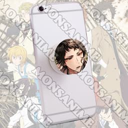 Giá đỡ điện thoại BUNGOU STRAY DOGS ver MẶT LẠNH Văn hào lưu lạc pop socket in hình game anime chibi tiện lợi xinh xắn 1