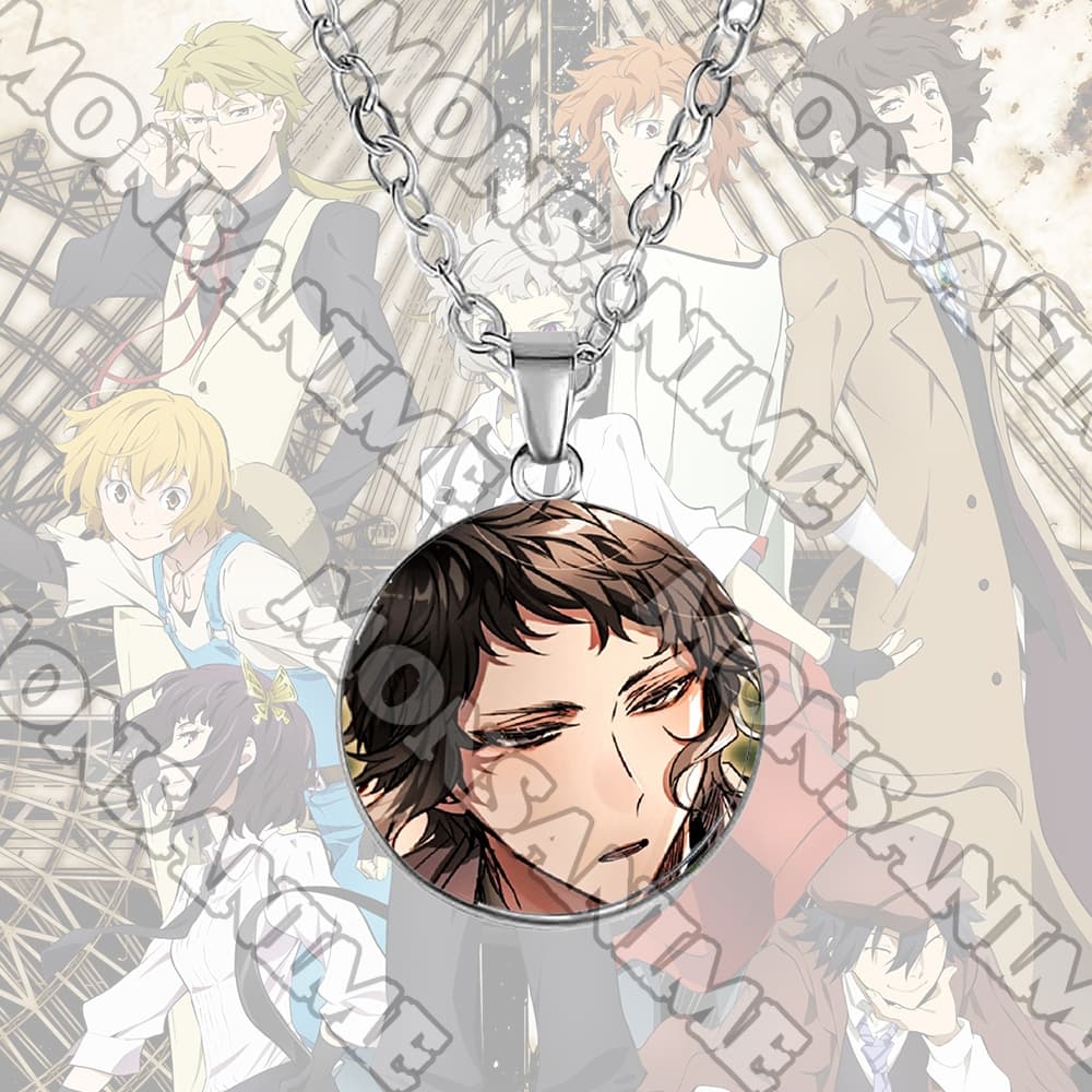 Vòng cổ in hình BUNGOU STRAY DOGS ver MẶT LẠNH Văn hào lưu lạc xinh xắn quà tặng độc đáo