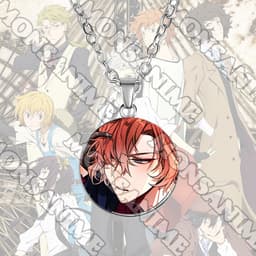 Vòng cổ in hình BUNGOU STRAY DOGS ver MẶT LẠNH Văn hào lưu lạc xinh xắn quà tặng độc đáo 3