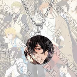 Vòng cổ in hình BUNGOU STRAY DOGS ver MẶT LẠNH Văn hào lưu lạc xinh xắn quà tặng độc đáo 4