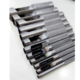 Cây đục lỗ Dụng cụ đục lỗ tròn | Dụng cụ làm đồ da | Loại Nguyên Khối | Hàng nhập 5