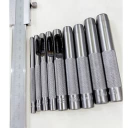 Cây đục lỗ Dụng cụ đục lỗ tròn | Dụng cụ làm đồ da | Loại Nguyên Khối | Hàng nhập 4