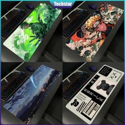 Lót chuột CỠ LỚN 100 mẫu kích thước 80x30cm pad chuột cao su gaming cỡ lớn speed bo viền chắc chắn 1