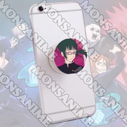 Giá đỡ điện thoại JUJUTSU KAISEN ver NỀN MÀU Chú thuật hồi chiến pop socket in hình game anime chibi tiện lợi xinh xắn 2