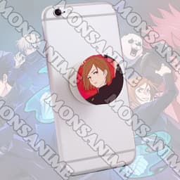 Giá đỡ điện thoại JUJUTSU KAISEN ver NỀN MÀU Chú thuật hồi chiến pop socket in hình game anime chibi tiện lợi xinh xắn 3