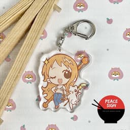 (mua 1 tặng 1) Móc khóa ONE PIECE ĐẢO HẢI TẶC ver ĐỘNG VẬT in hình anime chibi mica trong acrylic dễ thương 8