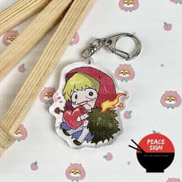 (Mua 1 tặng 1) Móc khóa ONE PIECE ĐẢO HẢI TẶC ver HOẠT ĐỘNG in hình anime chibi mica trong acrylic dễ thương 7