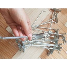 Combo 10 Móc treo ốp lưng, phụ kiện điện thoại, móc cài lưới sắt chất liệu mạ kẽm, tay cài lưới sắt 6