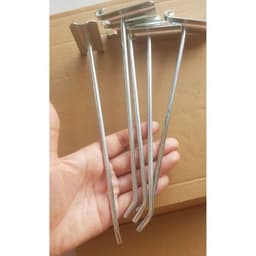 Combo 10 Móc treo ốp lưng, phụ kiện điện thoại, móc cài lưới sắt chất liệu mạ kẽm, tay cài lưới sắt 5