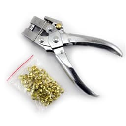 Kìm bấm khoen 4.5mm + bấm lỗ 5mm Dùng cho giấy,da,bạt (không bấm lỗ lên vải) KHÔNG XÀI LONG ĐỀN 3