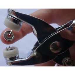 Kìm bấm cúc áo (nút vành / nút 5 chấu / nút áo em bé) Size 9mm Bấm lên vải được 7
